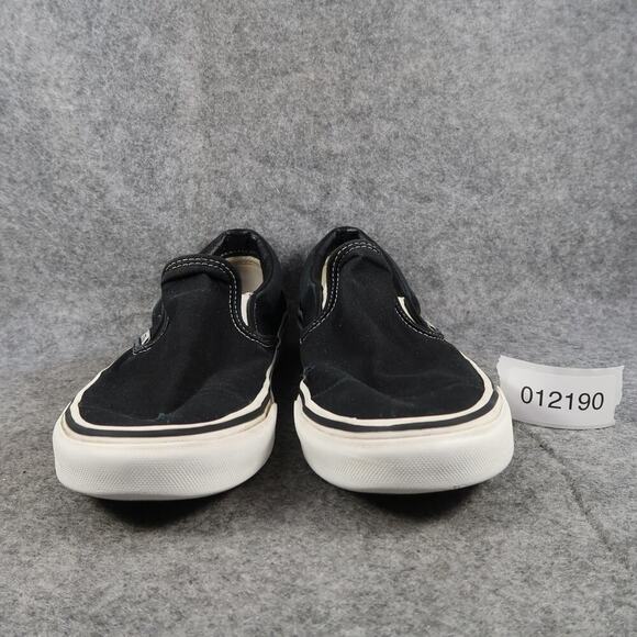 Vans Shoes Womens 9 Sneakers Classic Slip On Skate Canvas Black Casual Active - Picture 2 of 14